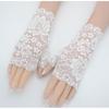 New Arrival Lace Half Finger Gloves Women's Thin Summer Silk Ice Short Sun Protection Driving Non Slip Elastic Fingerless Gloves Bridal Gloves