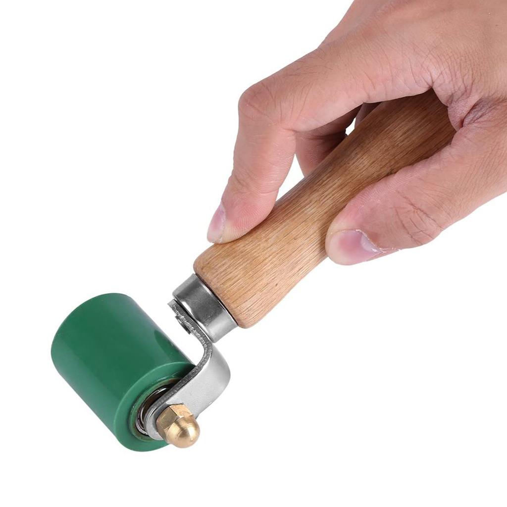 Rulou de presiune manuală pentru acoperișuri Instrument de sudură PVC 40mm Rulou de presiune manuală pentru îmbinări din silicon Accesorii pentru arzător de sudură