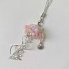 Jellyfish Tassel Jellyfish Mobile Beads Chain Jellyfish Beaded Pendent Sea Shell Fish Phone Charm Keycord Bag Charm