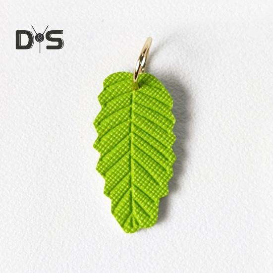 Bag Pendant Keychain Fruit Flower Leaf Shape Charm Keyring Bags Backpacks Phones Imitation Leather Keychain