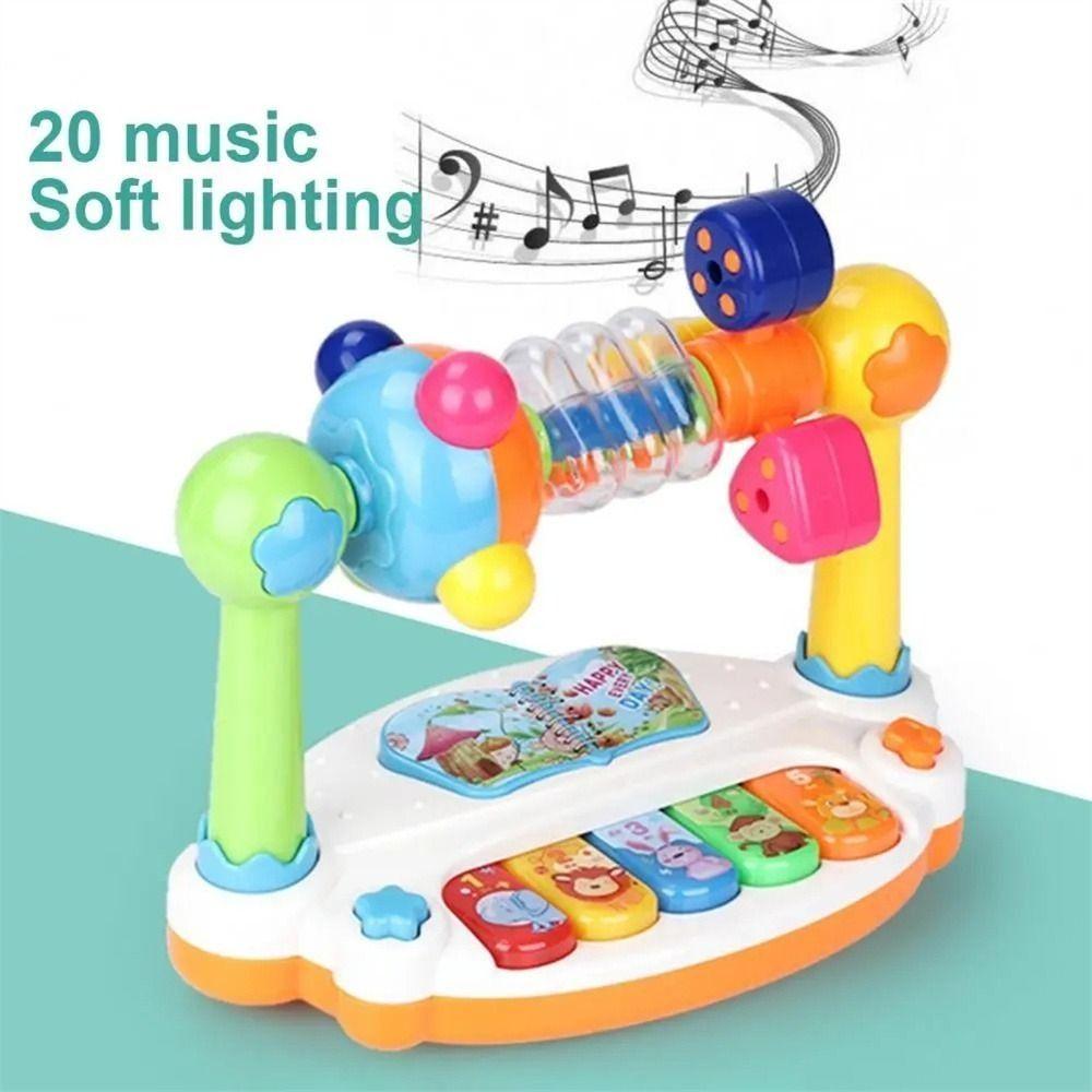 Animal Print Baby Piano Toys Light Sound Baby Musical Toy Baby Music Keyboard  Gift