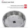 74mm Hot Selling Car Thickened Design Oil Filter Wrench Socket Disassembly Tool Aluminum Alloy Suitable for Various Car Models