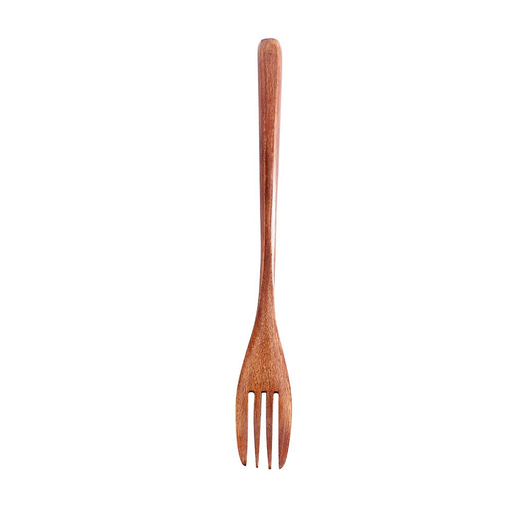 Dinner Kitchen Natural Cooking Wood Japanese Style Wooden Forks Dinnerware Tableware Cutlery