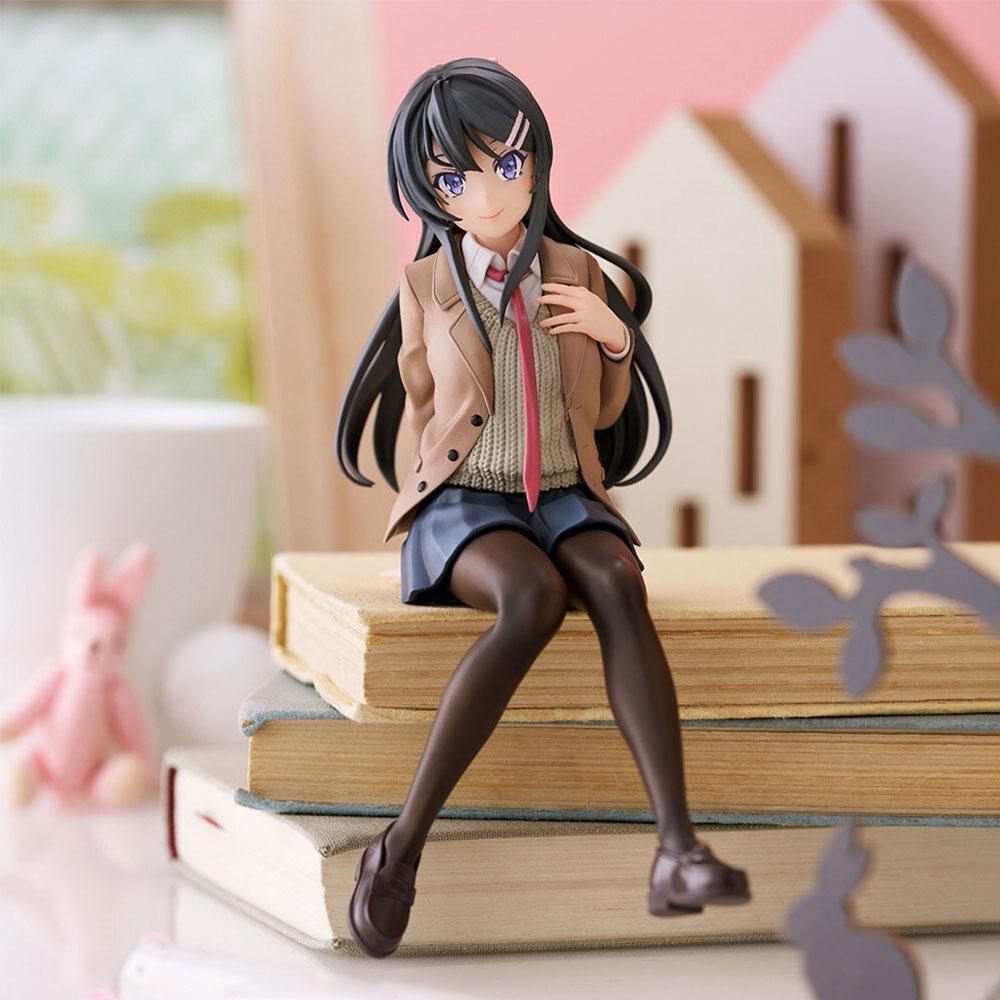 14 CM Figurka Anime Rascal Does Not Dream of Bunny Girl Senpai Sakurajima Mai Seria Małych Siedzisk Model Anime Zabawki PVC