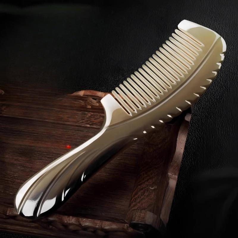 Thickened and Large-sized Ox Tendon Comb for Hair Care Massage The Scalp Meridians Comb Hair and Prevent Static Electricity