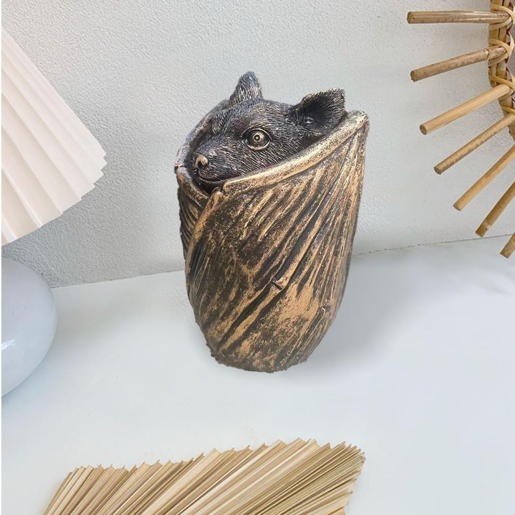 Gothic Resin Bat Jewelry Box Halloween Gift Jewelry Storage Organizer