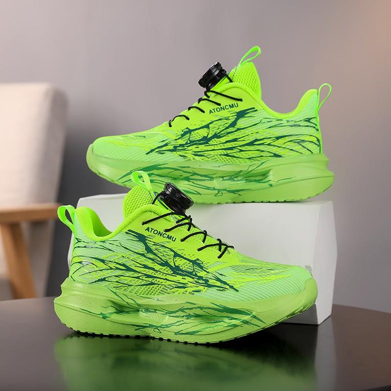Boys Lightweight Breathable Running Shoes Kids Outdoor Indoor Sports Sneakers With Non-Slip Sole
