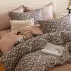 Sleep Grid Thickened Cotton Brushed Digital Printing Series Four Piece Set
