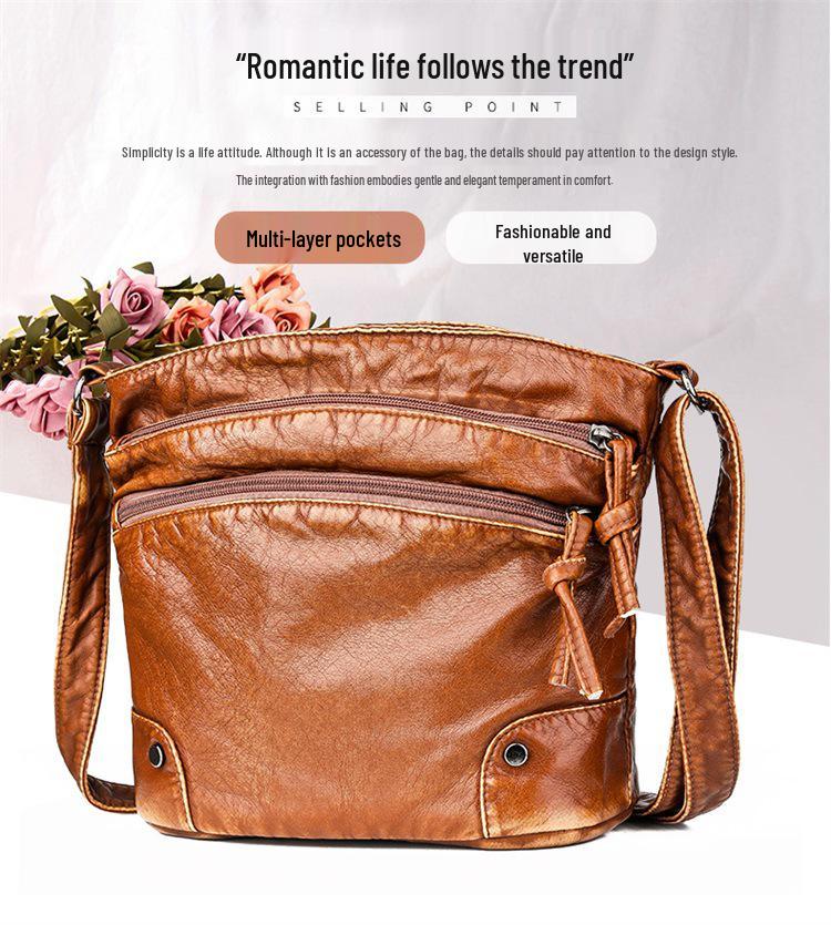 Retro Women's Crossbody Shoulder Bag - 2023 European & American Style Trend