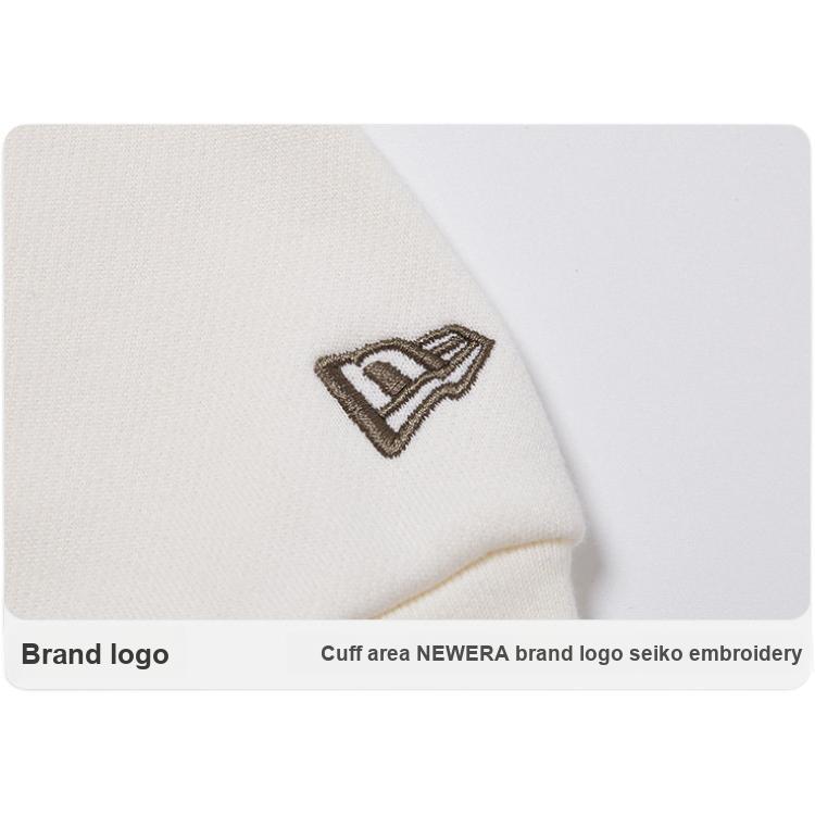 New Era FW24 MLB Vintage Academy Club Series New York Yankees Loose Logo Letter V-Neck Long Sleeve Knit Sweater Unisex sweater Ivory 14385185