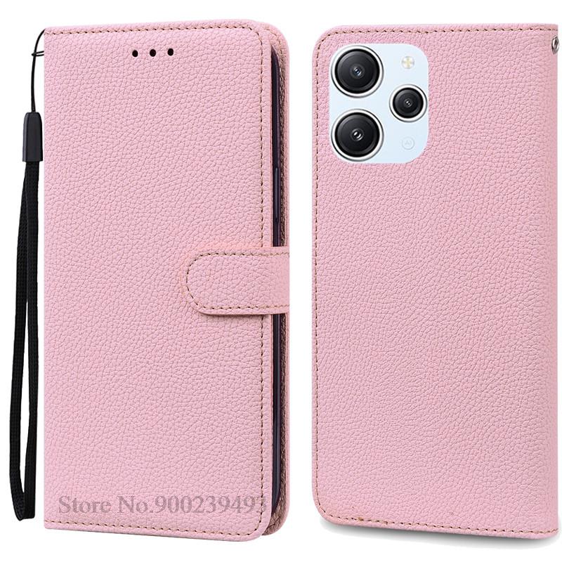 For Xiaomi Redmi 12 Case Silicon Leather Wallet Flip Case For Redmi 12 4G Cover Protector Phone Case for Redmi 12 5G Coque Funda