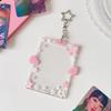Inspired Acrylic Star Card Holder: Transparent 3-inch Polaroid Sleeve