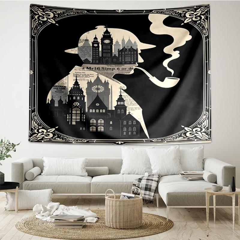 Sherlock Adventure Quick-Dry Tapestry Hanging for Bedroom,Livingroom, Playroom,Decor Art Room Wall Tapestry Holiday and Birthday Gifts