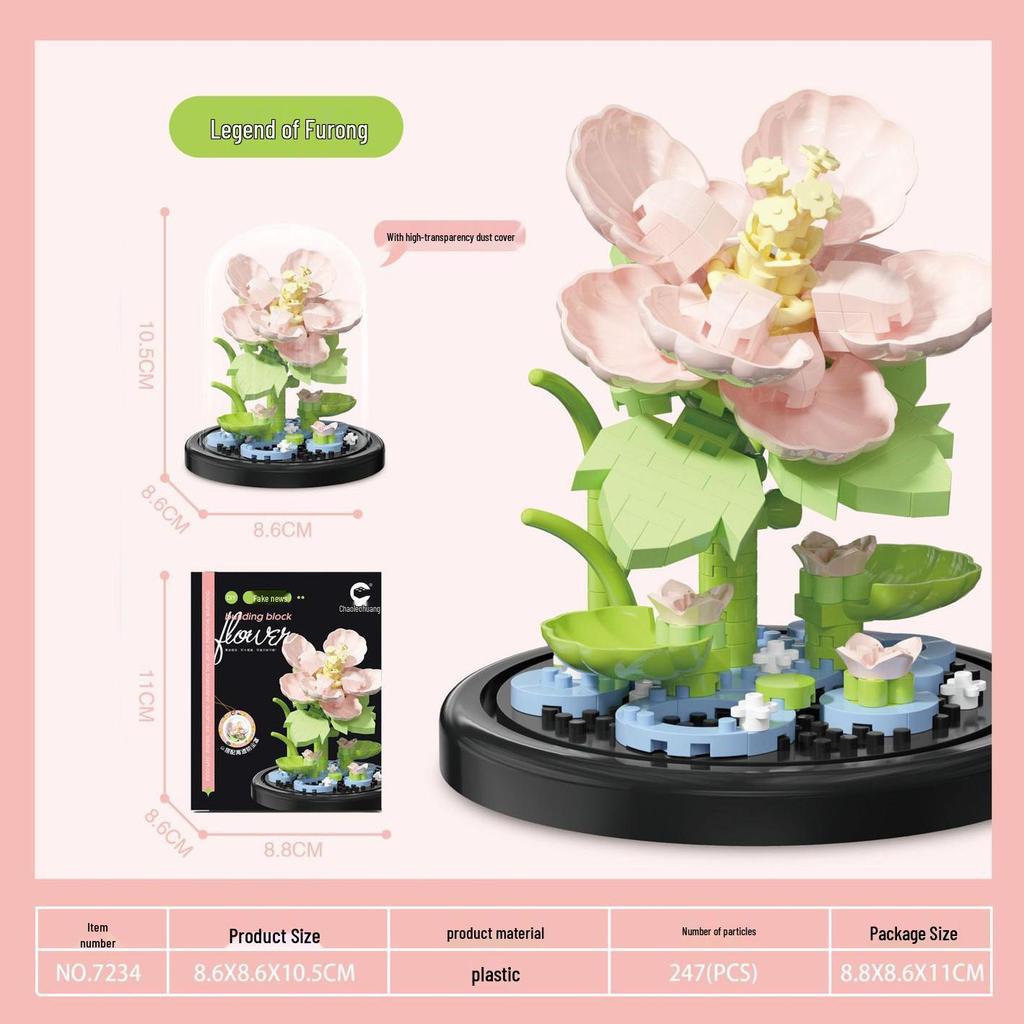 Bukiet Sukulentów Klocki - Prezenty Świąteczne i Zabawki