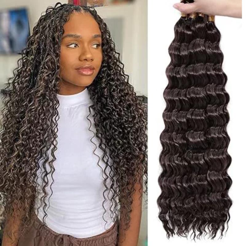 24Inch Synthetic Wig Curly Ponytail Extension Claw Clip Kinky Curly Natural Pony Hair Soft Long Heat Resistant Fiber Water Wave