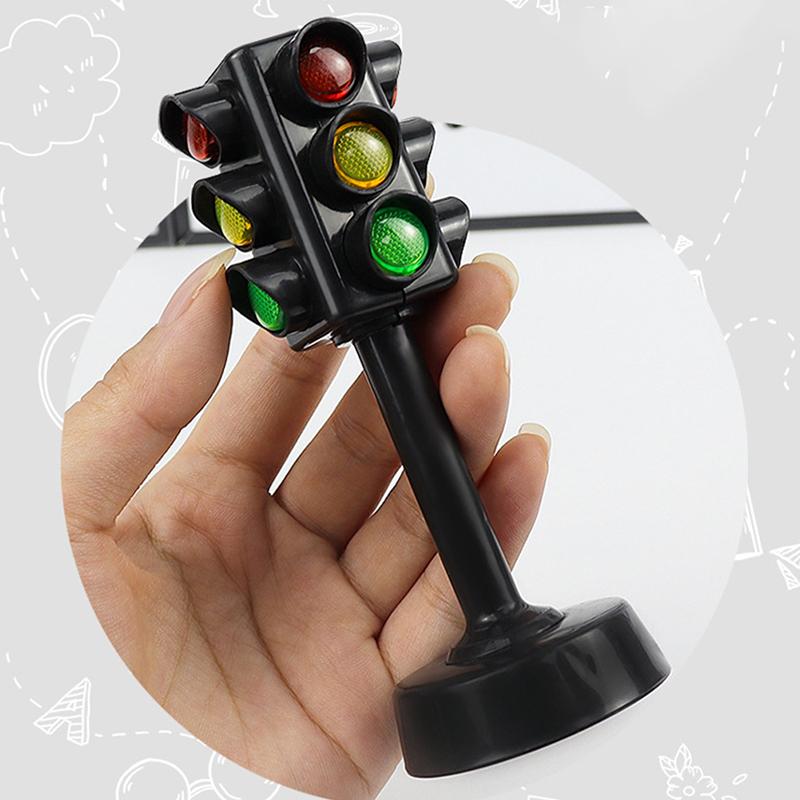 Hot 1PC Dollhouse Scene Model Decoration Mini Traffic Lights Traffic Lights Toy Model