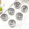 Metal Pastry Cookie Cutter Set Mini Christmas Sandwich Biscuit Baking Molds Xmas Tree Snowflake Gingerbread Shape Cakes Decor