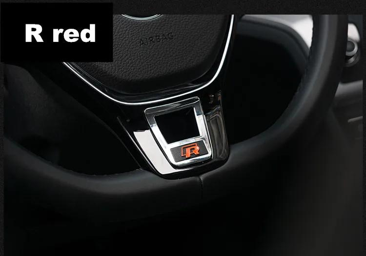 

New New Car Styling Steering Wheel Soft Enamel Emblem for Volkswagen golf 6 golf 7 POLO Tiguan PASSAT B7 TOURAN Scirocco Ac