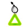 Multifunctional Elastic Reflective Triangle Sign Bicycle Hanging Reflector Night Riding Safety Warning Tag Safety Protect