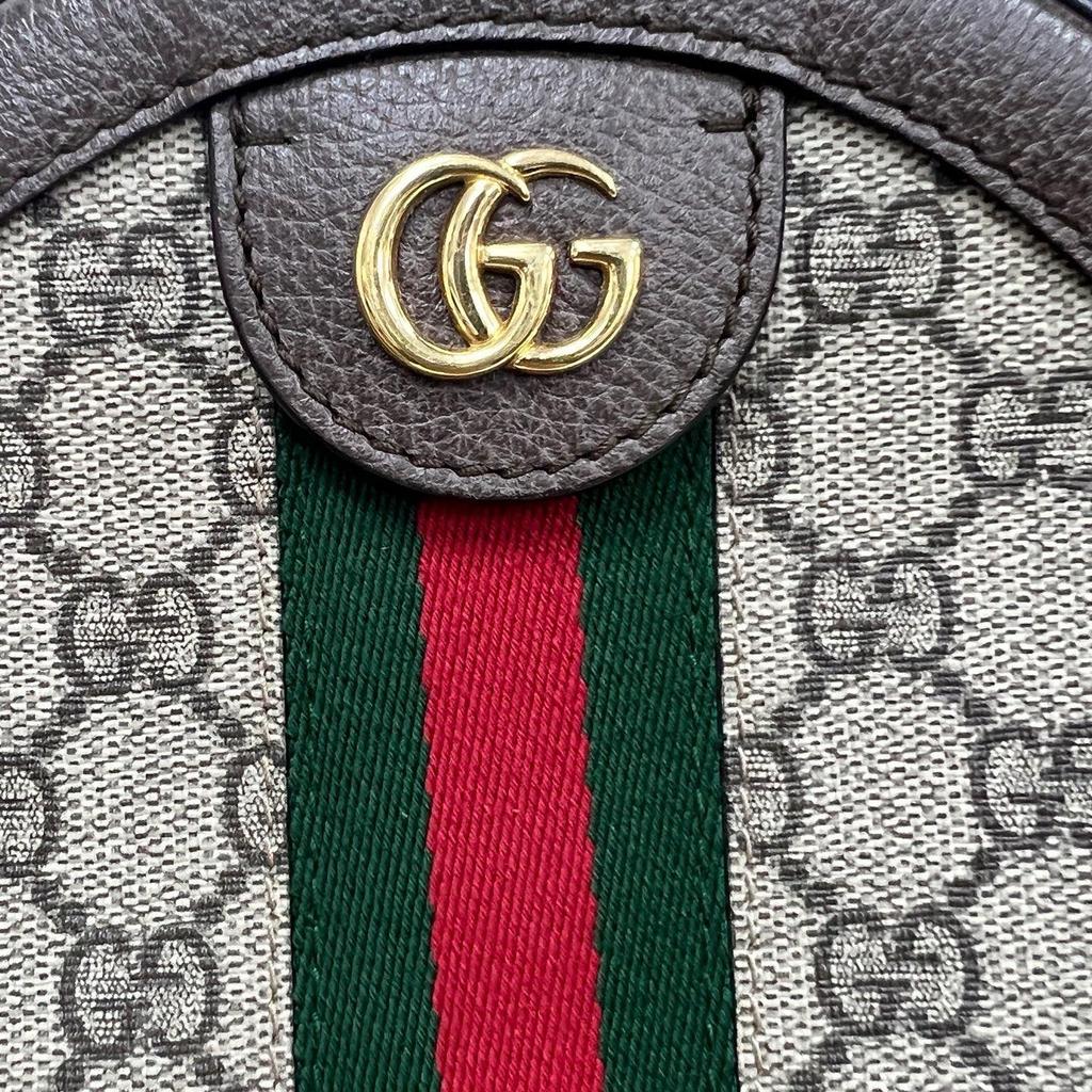 [Pre-Owned] Gucci Ophidia GG Mini Round Bag 'Beige' - Very Good #JUNMNX