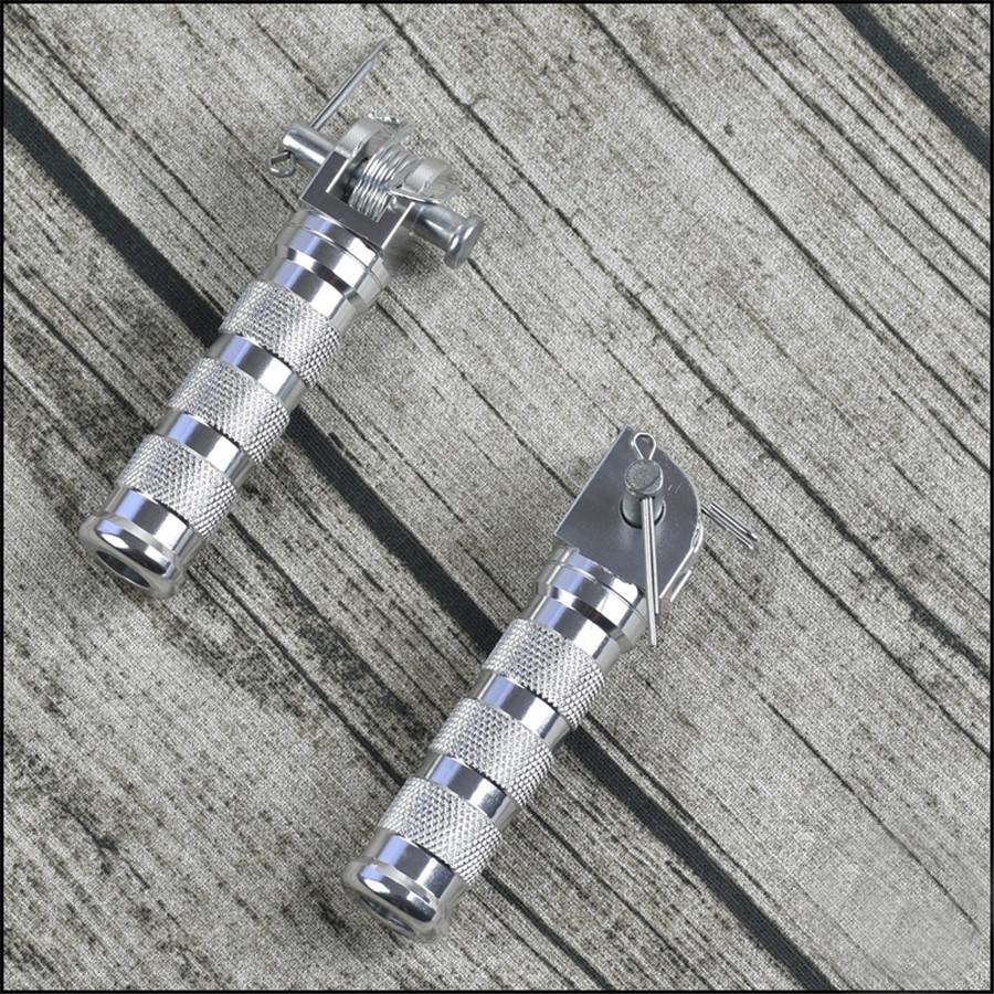 

1 Pair CNC Aluminum Alloy Vintage Motorcycle ATV Foot Pedals Modified Footpedal