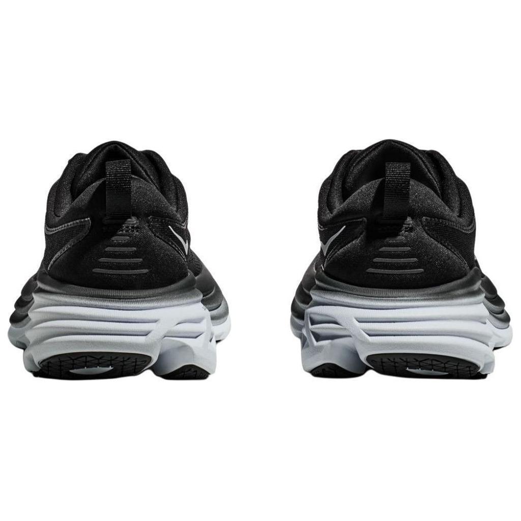 Hoka One One Bondi 8 Extra Wide Comfortable Versatile Slip Resistant Durable Low Top Casual Running Shoes Men sneaker Black White 1127955-BWHT