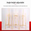 Adjustable Solid Pine Wood Easel for Art Students - Wedding Welcome Sign, Sketch & Oil Painting Display Stand.