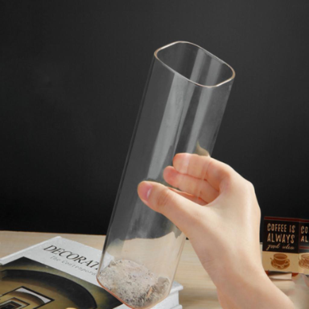 Incense stick and incense burner stand, square glass cup (without accessories) 60*200