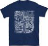 T-shirt Death the Strangler | T-shirt Art Gravure Gothique du 19ème Siècle | T-shirt Art Sombre Peste et Mortalité