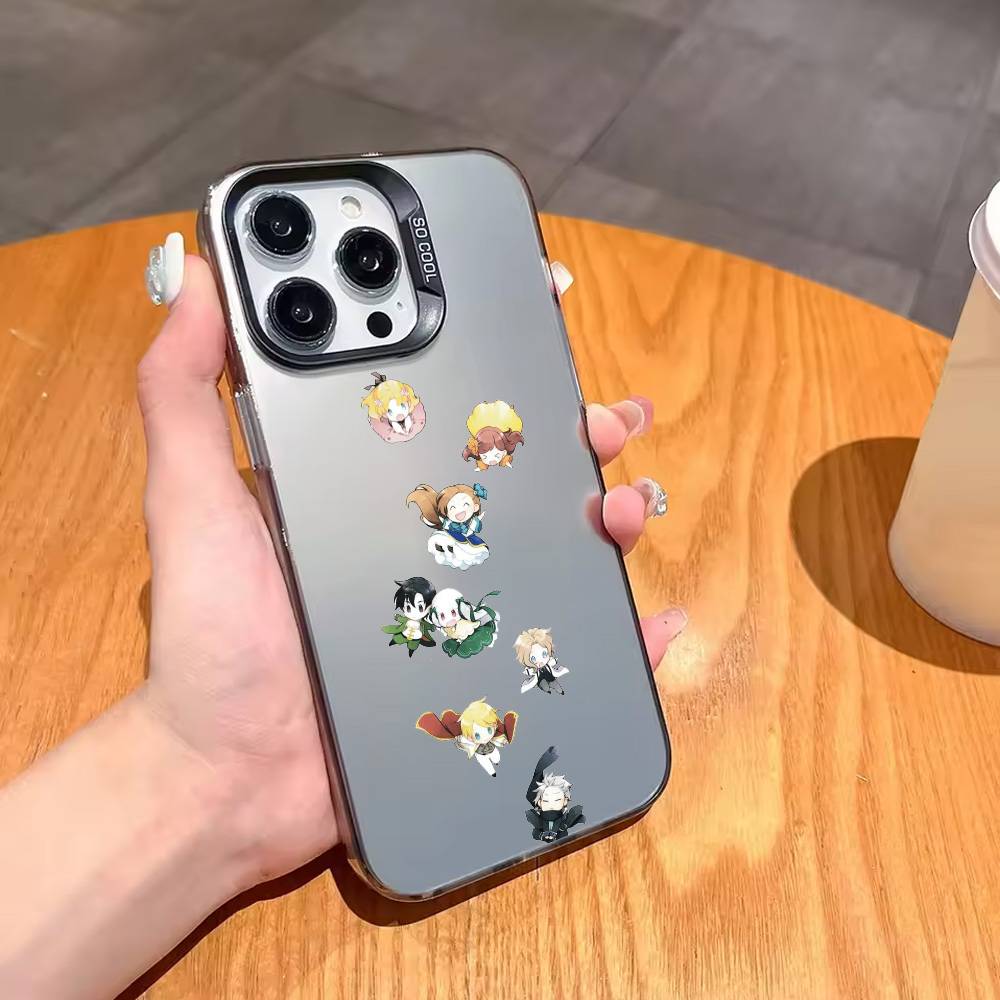 

From Bureaucrat to Villainess Phone Case For iPhone17,16,15,14,13,12,11 Plus,Pro Max Black Candy Silver Plated Cover iPhone17promax