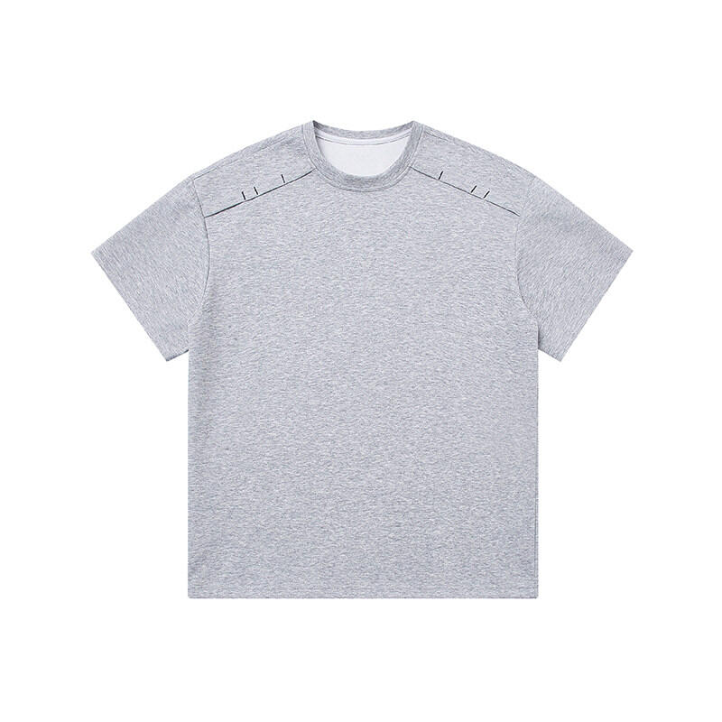 2026 Summer Men Heavyweight Tshirts Men Short Sleeve T Shirt for Men Trendy Streetwear Fashion Casual Loose Hip Hop Tops Tees