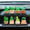 Mini Plantas de Cacto Artificiais Yousheng em Vaso Miniatura em Vaso Figurine de Cacto Verde para Paisagem Micro DIY Acessórios de Jardim de Fadas Vasos de Plantas