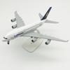Germany Deutsche Lufthansa A380 Solid Metal Alloy Model Aircraft 20CM Simulation Model Aviation Model Toy Kit Toy Plane For