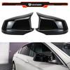 M-Style Rearview Mirror Covers for BMW F10 F11 F12 F06, Replace for 51167216369, 511672163670