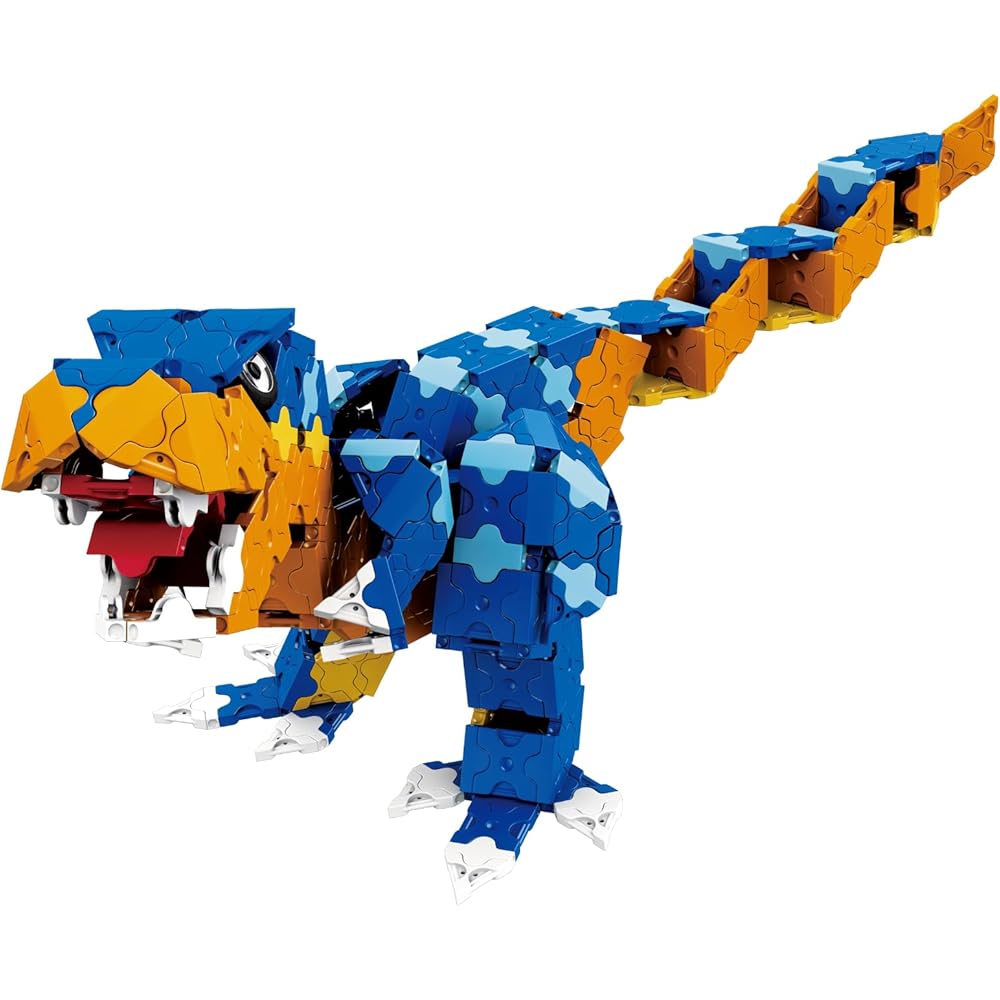 Yoshiritsu LaQ Dinosaur World Dino Kingdom Plastic Building Set 980pcs + 8 Special Pieces Educational Toy