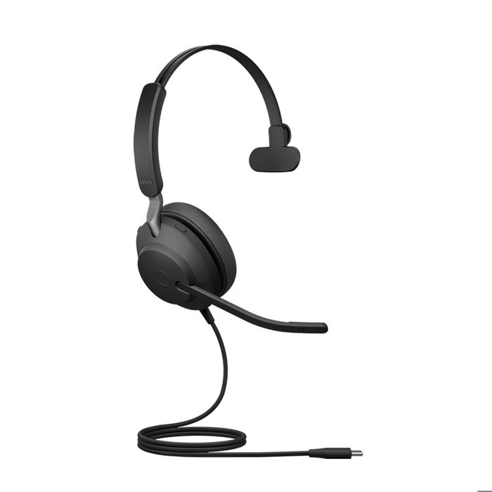 Micro-casque USB-C Jabra Evolve2 40 SE UC Mono - Sur-oreille - Isolation Acoustique - Anti-bruit