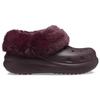 Crocs Clogs Warm Plush Shock Absorbing Non-Slip Breathable Durable Low-Top Casual Shoes Unisex Shoes Purple 208446-6WD