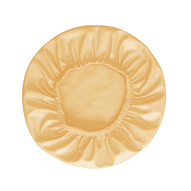 1pc Waterproof Round Stool Cover Stretch PU Leather Bar Stool Covers All Inclusive Rotating Chair Seat Slipcover Home Hotel