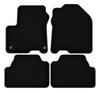 BASIC Black Velour Floor Mats For: Hyundai Kona EV / Electric Crossover (2017-)