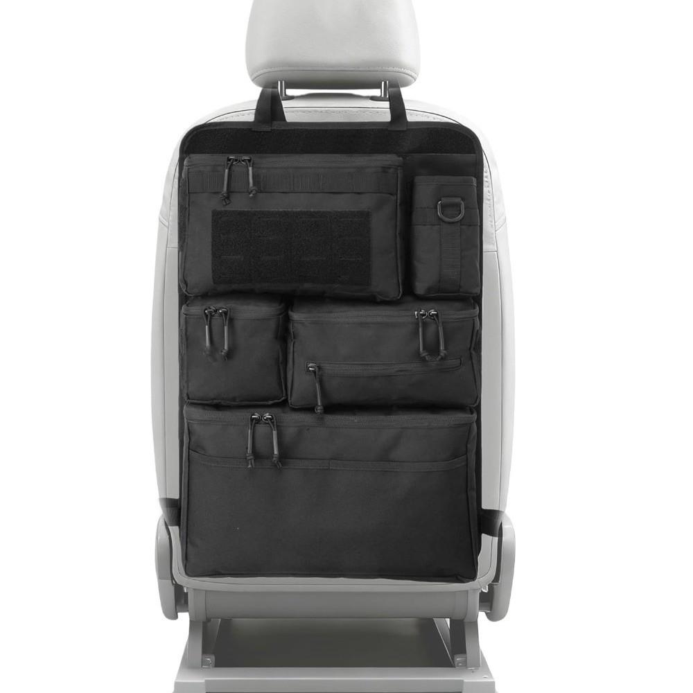 Portable Car Seat Back Storage Bag Multifunctional Hanging Rear Seat Bag  Camping Accessories
