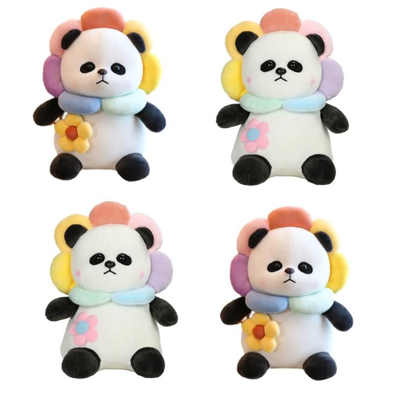 Cute Panda Hug Bear Plush Toy For Girls