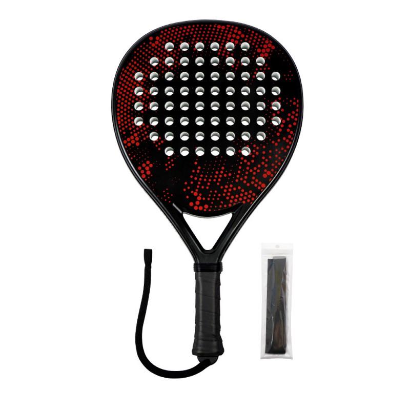 Lightweight ABS Carbon Fiber Padel Racket Adults - Shock Absorbing Large Sweet Outdoor Family Sport