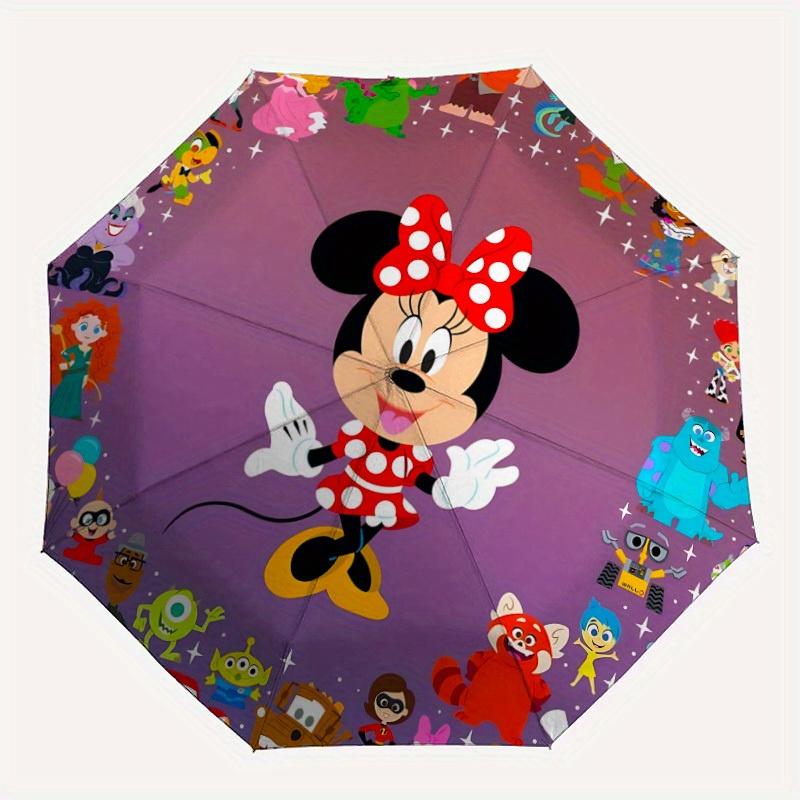 

1pc Minnie Mouse Automatic Open/close, All-Season Portable Folding Umbrella, Perfect Gift for Friends , Sturdy Ribs y250808014