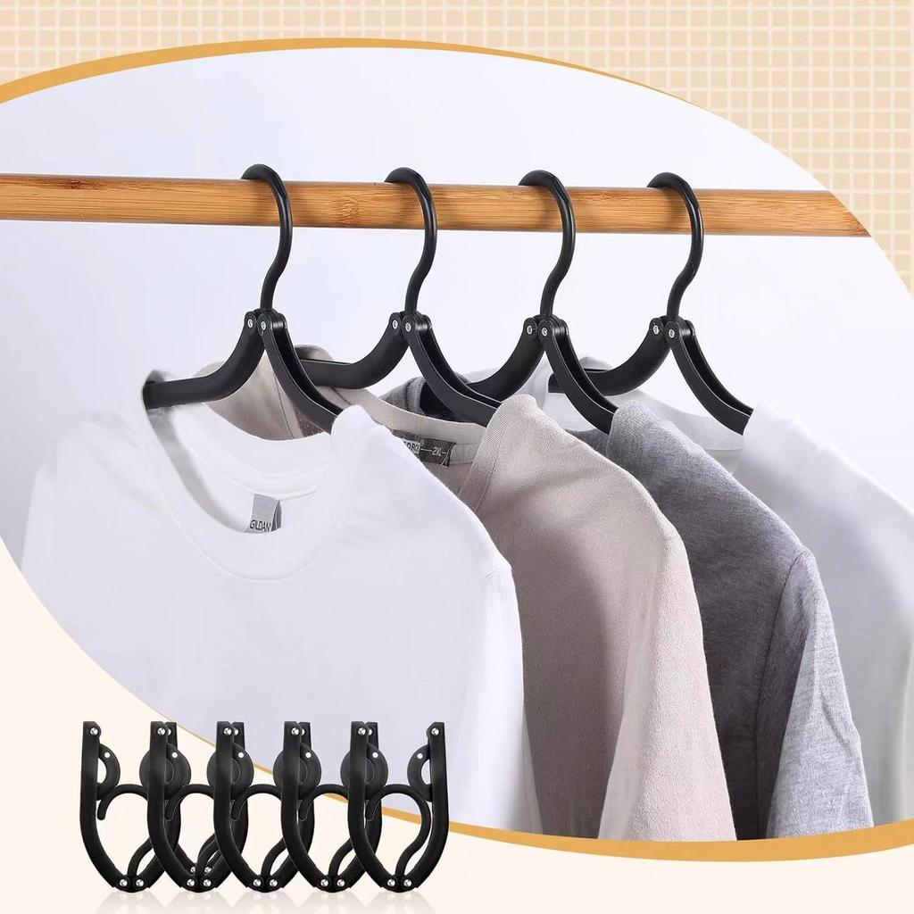 Portable Folding Clothes Racks,Plastic Hanging Drying Rack,Multipurpose Travel Coat Hanger,Suitable for Home and Dormitories Use