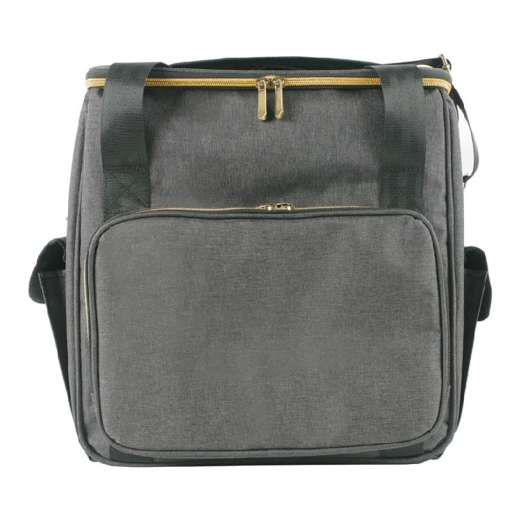 Portable Record Album Storage Travel Organizer Bag Albums Storage Carrying Bag With Divider for Travel Collection