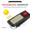 USB Rechargeable Solar Bicycle Headlight with Horn for Night Riding