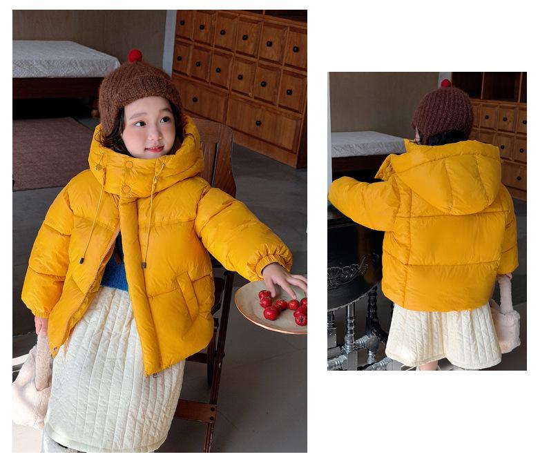 Children's Hooded Puffer Jacket - Thick, Warm, Stylish for Boys & Girls (Autumn/Winter)