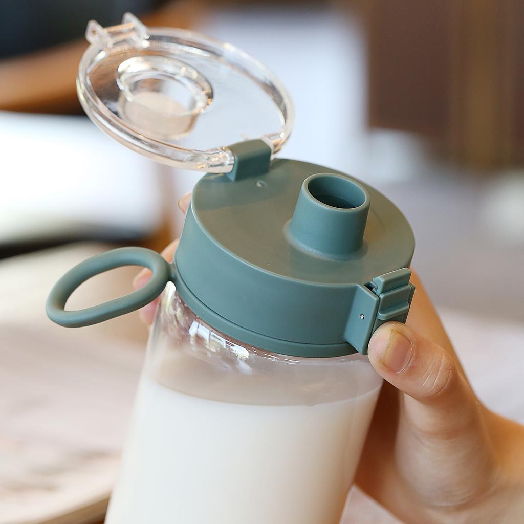 Bouteille d'eau de sport grande capacité 450/600 ml, gobelet en plastique anti-fuite, pour boire en plein air, voyage, gym, fitness, carafes, filtres