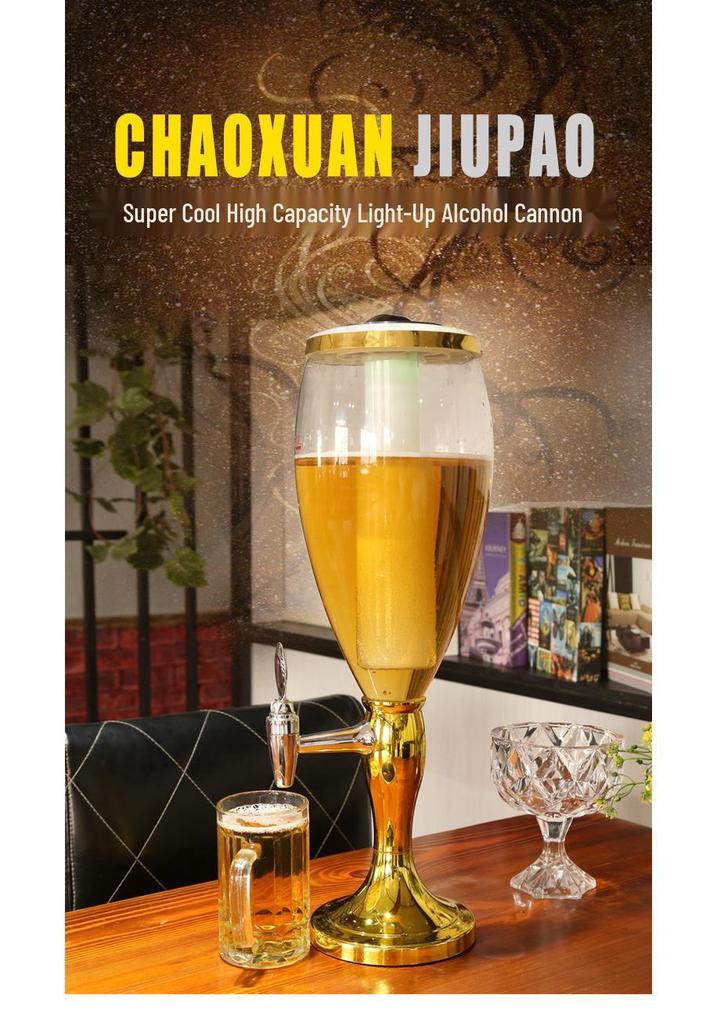 LED Beer & Cocktail Tower Dispenser - Luminous Barware