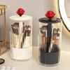 Plastic Makeup Brushes Holder with Lid Cosmetic Brushes Storage Box  Lipstick Container